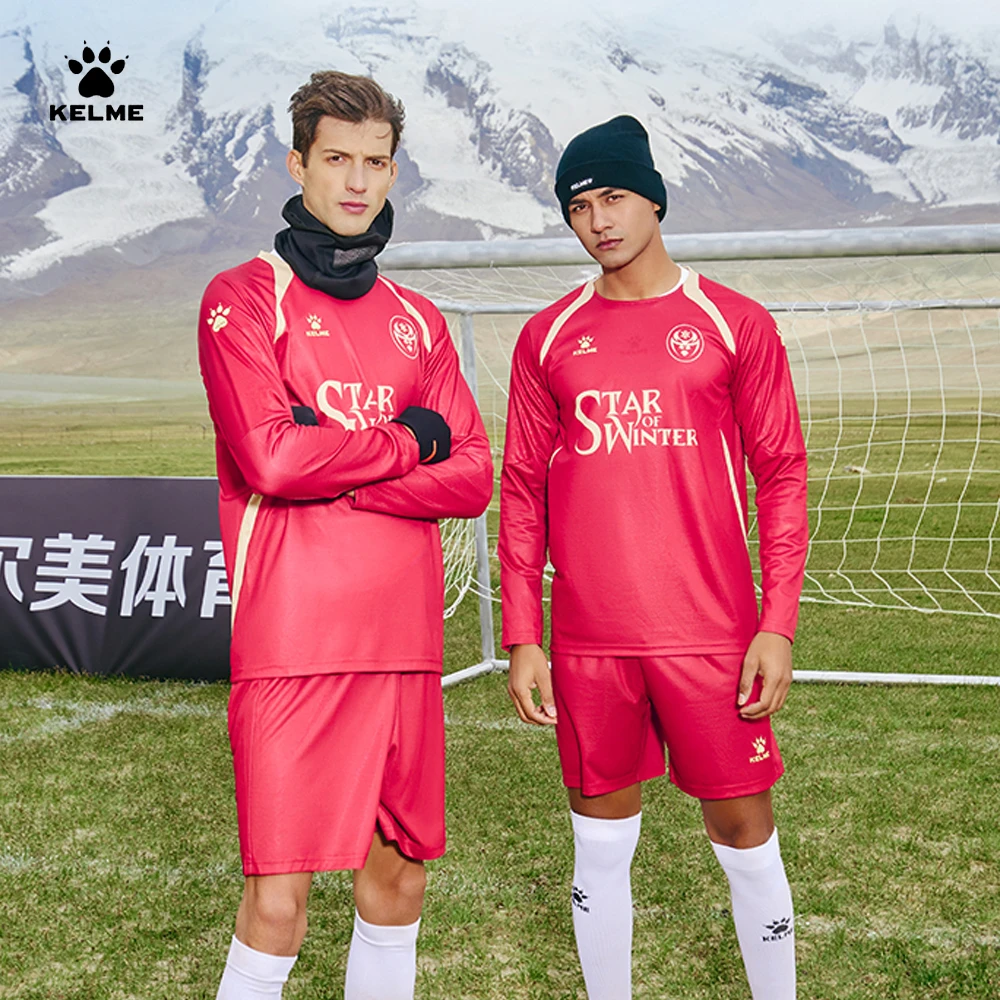 【星纹训练长袖】卡尔美定制印制T恤足球新款圆领A体育生LIFESTYLE