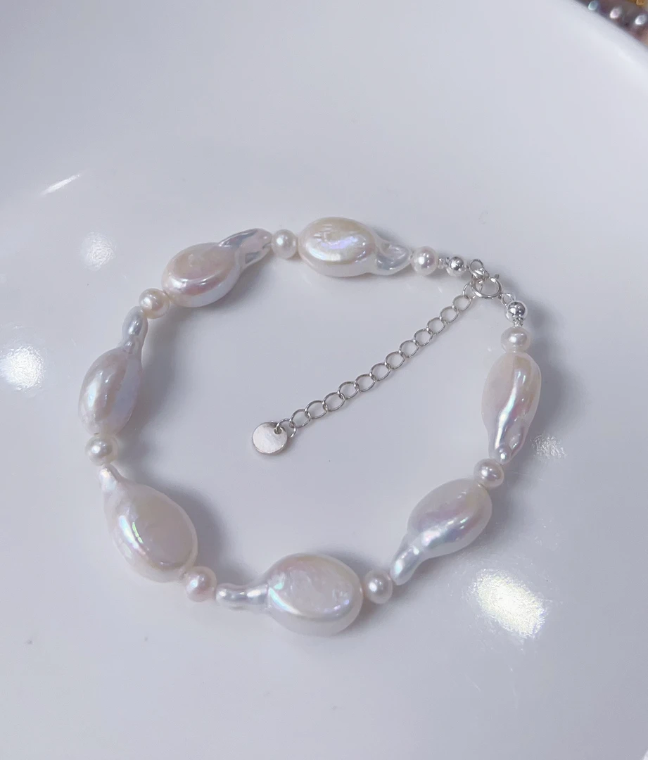 925银手链 炫彩巴手链银延长链