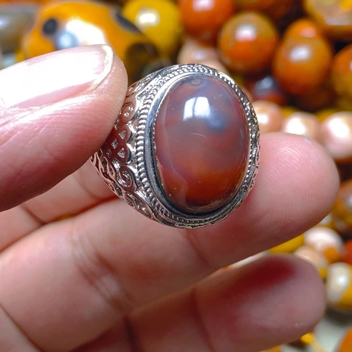 玛瑙/玉髓未镶嵌戒指