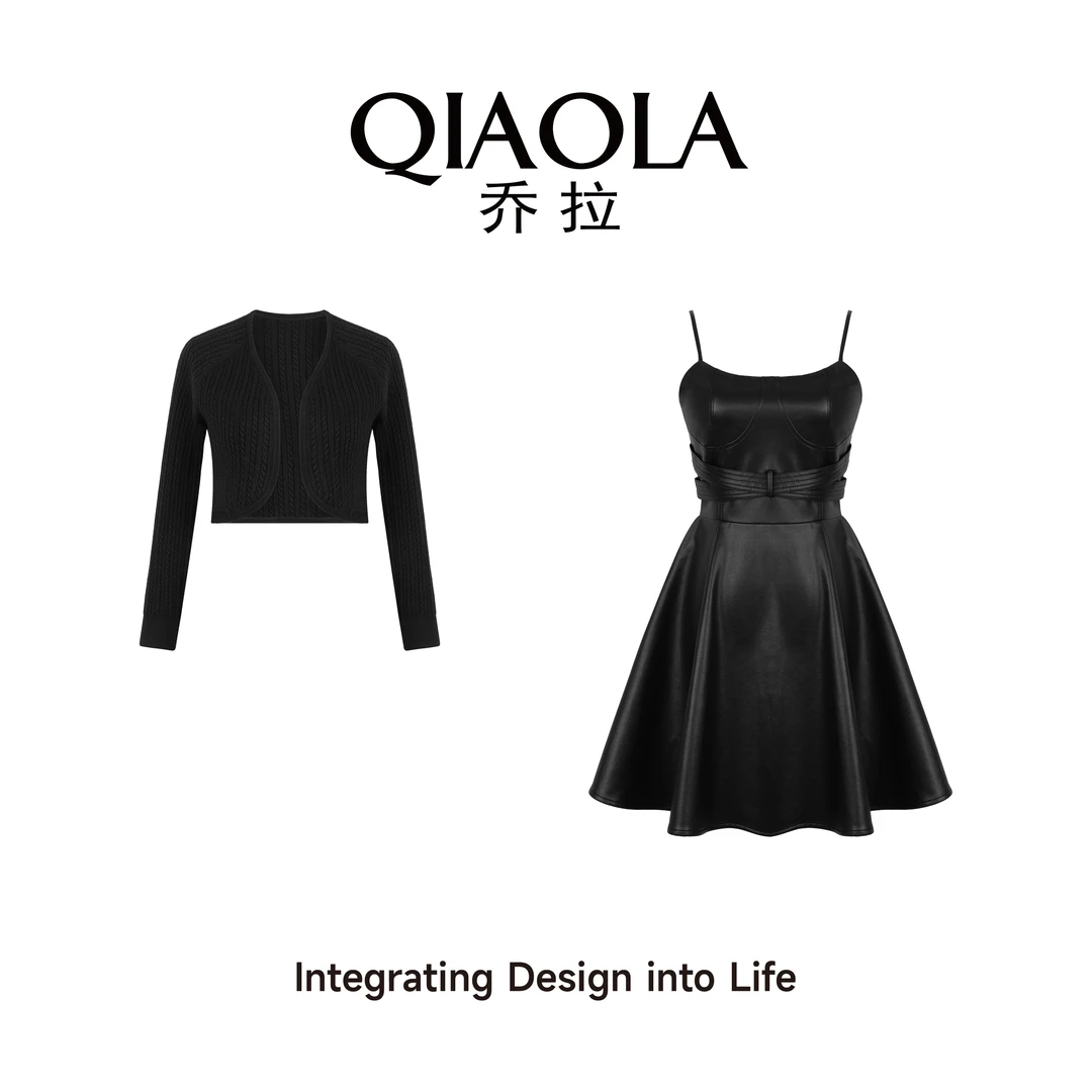 QIAOLA/乔拉【月下轻舞】春季新款亲肤气质显瘦流行百搭套装预售