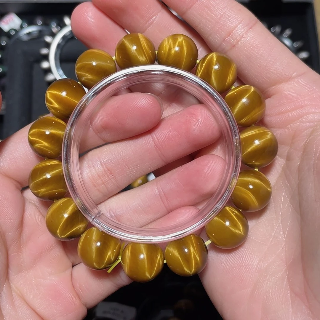 月***姐木变石（虎睛石）未镶嵌手链