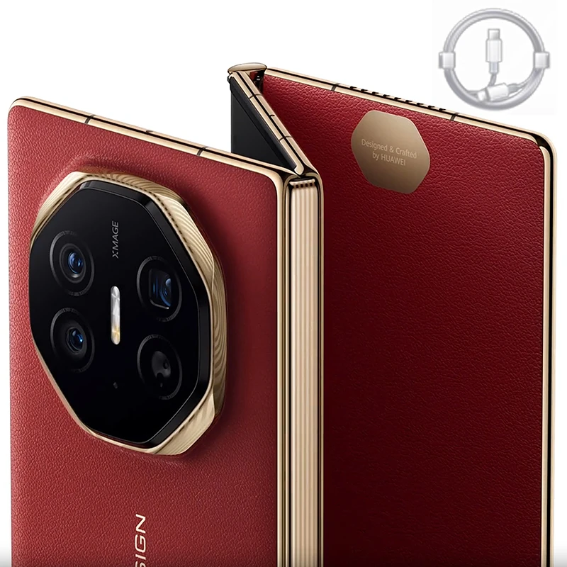 HuaWe丨高级华 为手机  三折叠超级三折叠怎么折都有面超快充线5a