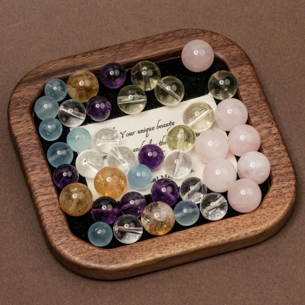 YY天然水晶手串【直播间拆】水晶多宝大珠珠对对碰.