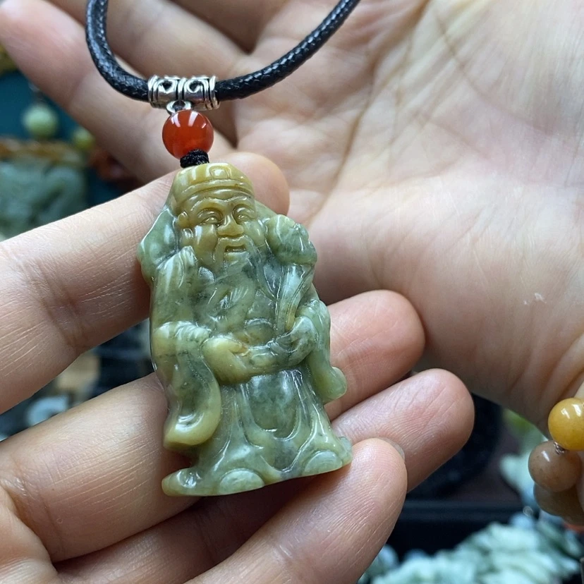 【闪购商品】蛇纹石玉吊坠未镶嵌