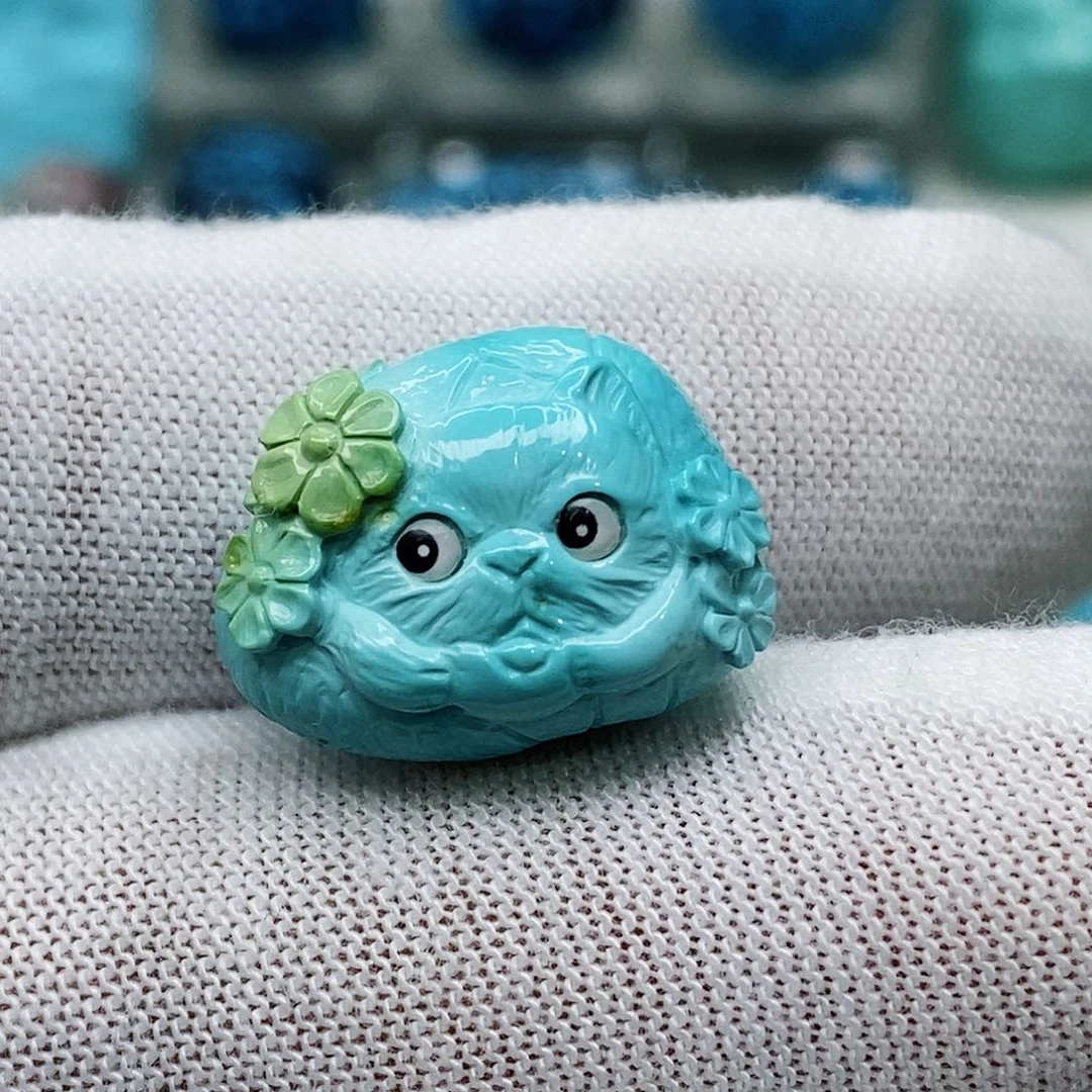 绿松石珠宝奇石未镶嵌