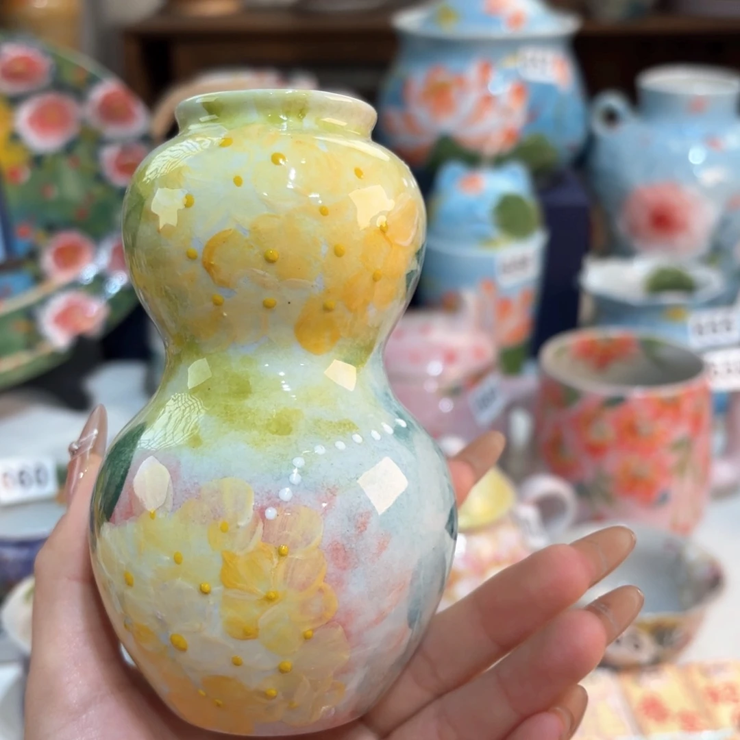 景德镇手绘高温釉下彩陶瓷茶具