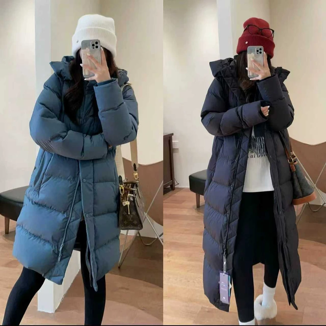 【保暖羽绒服】经典九格Wunder Puff泡芙羽绒长款款冬季加厚外套女