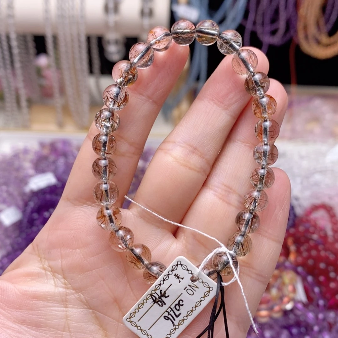 水晶手链未镶嵌黑金超卡7