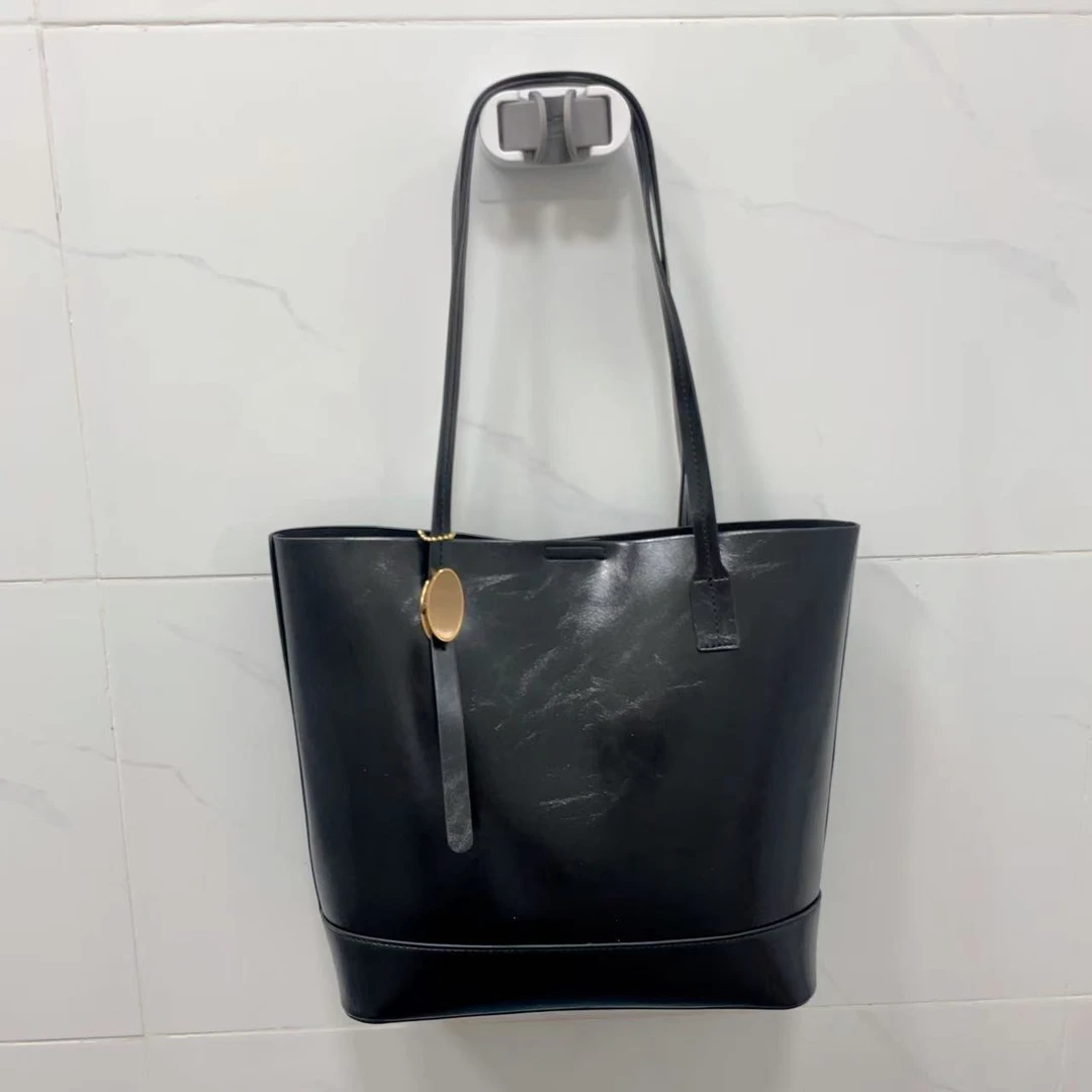 2678#黑色【尺寸：长-宽-高-】潮流气质百搭时尚女士单肩包