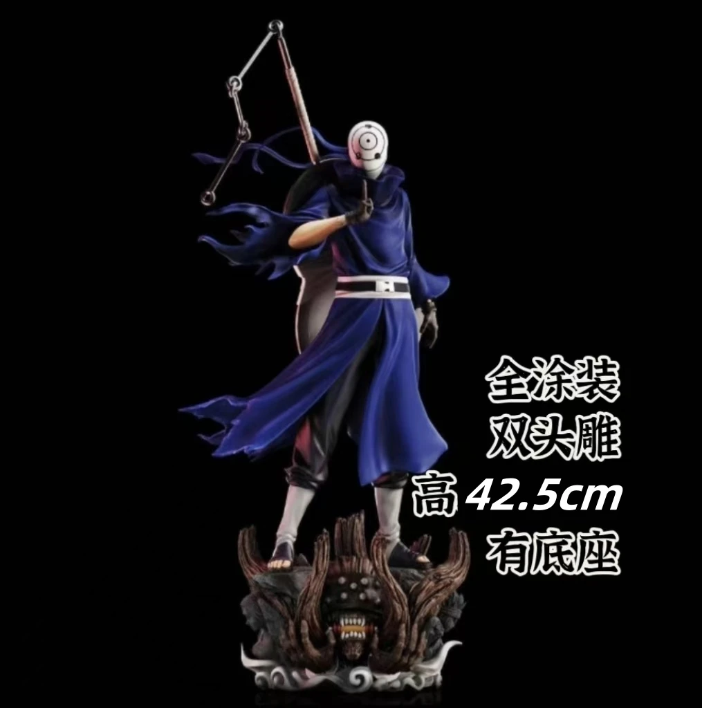 【全款现货48小时发】紫袍代土白面具双头雕有底座手办摆件高42.5cm