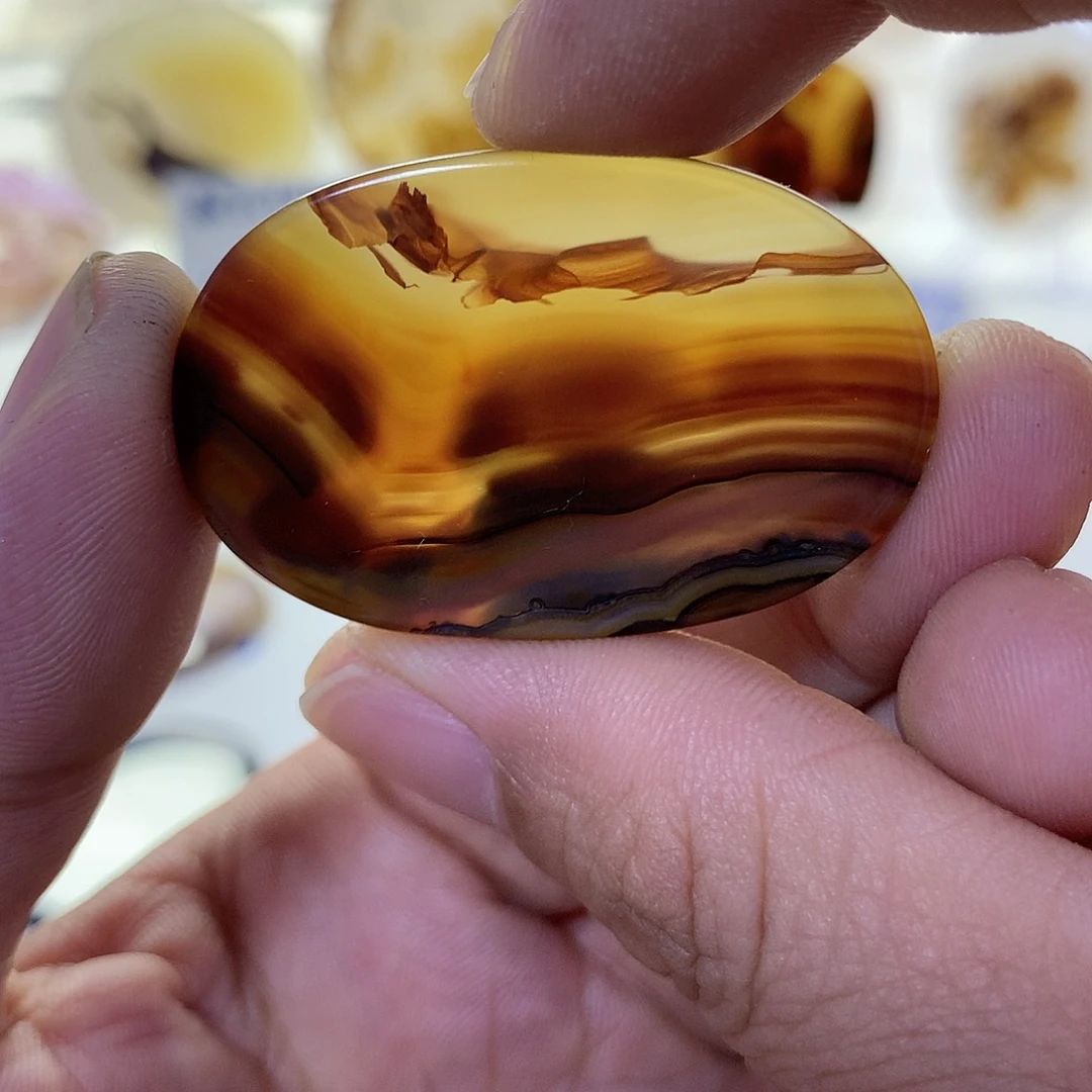 玛瑙/玉髓吊坠(不含链)未镶嵌