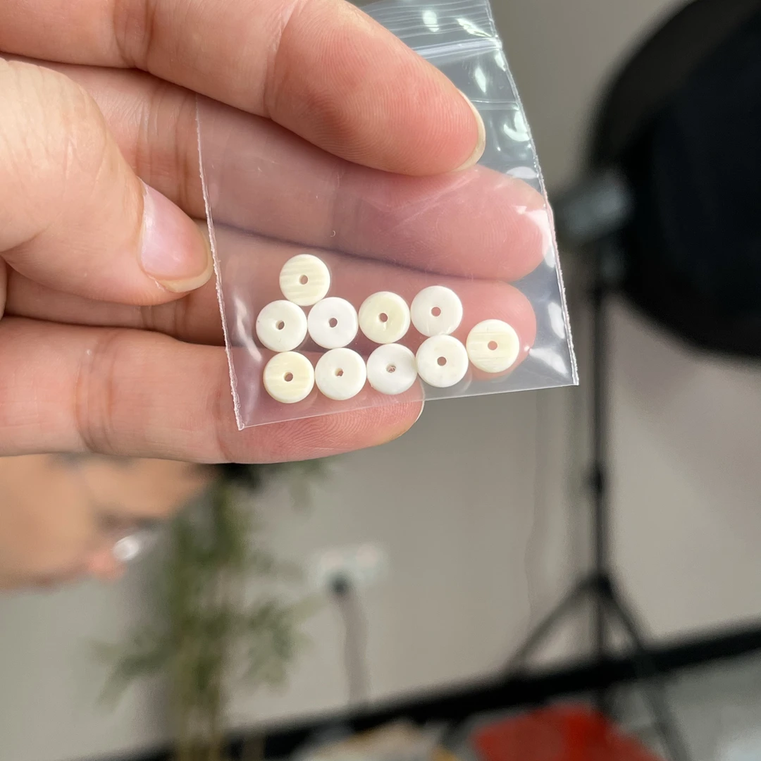 约6*2mm猛犸牙隔片10粒