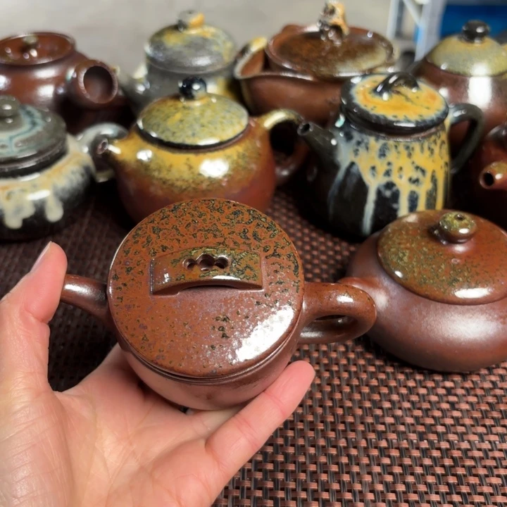 紫砂茶杯小汉瓦壶