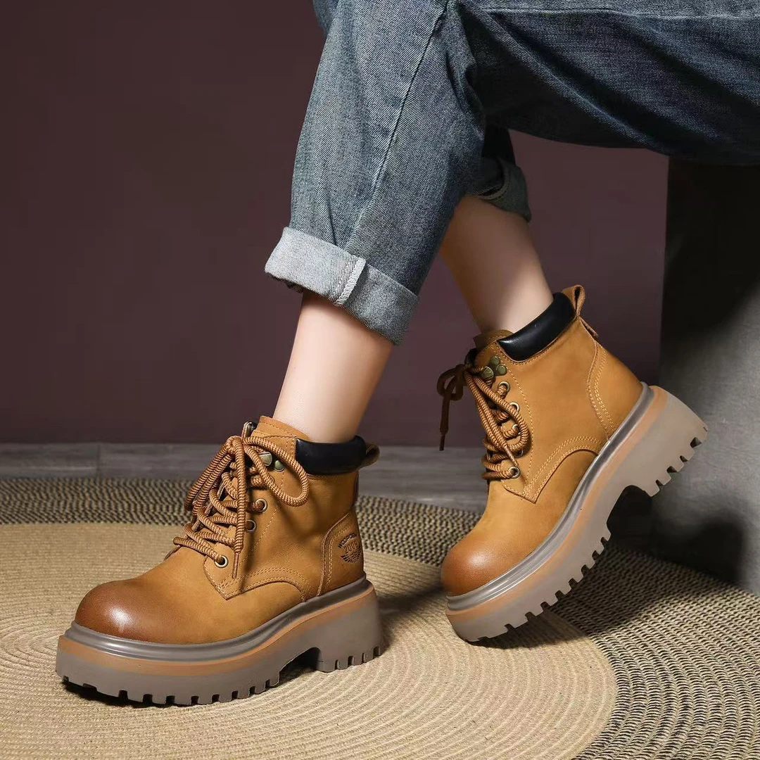 韩尤简同款百搭休闲时尚潮流马丁鞋