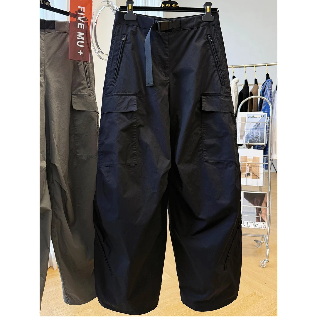 设计感独特别致超好看的工装裤女酷飒风秋季高腰休闲裤显瘦长裤子