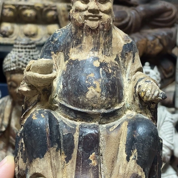 大**社木雕艺术作品欣赏摆件