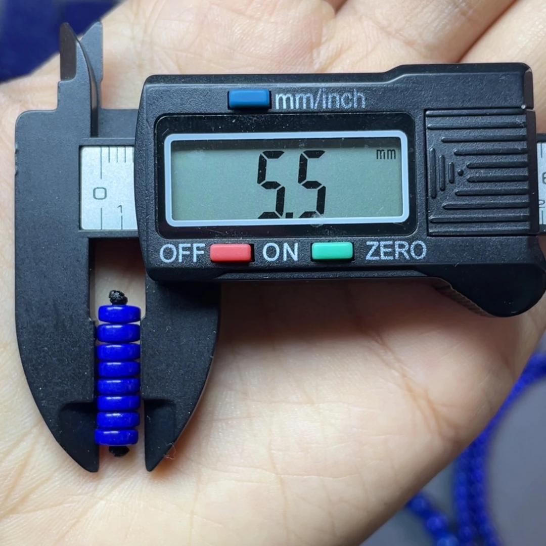 青金石未镶嵌 6mm隔片配饰