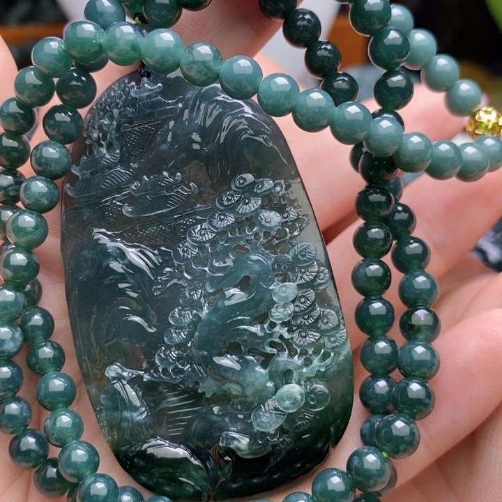 【闪购商品】翡翠颈饰未镶嵌….