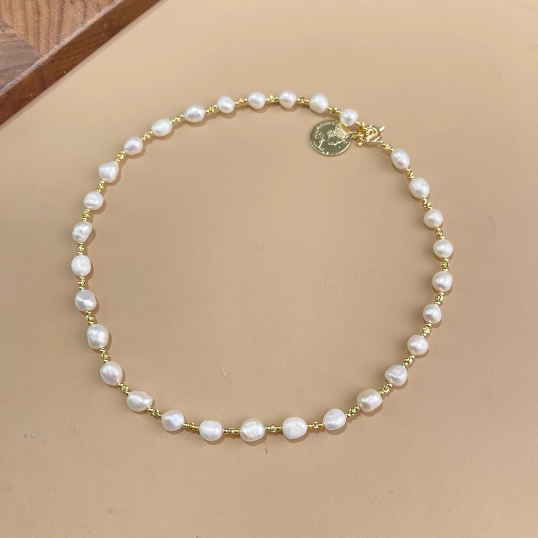 【举石饰品】X0126-77-18珍珠项链（一件/多样性发/约7mm+）