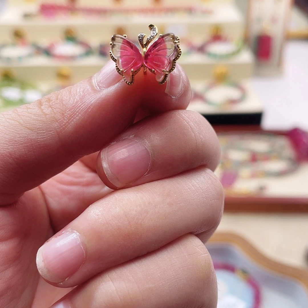 18K金镶嵌颈饰碧玺