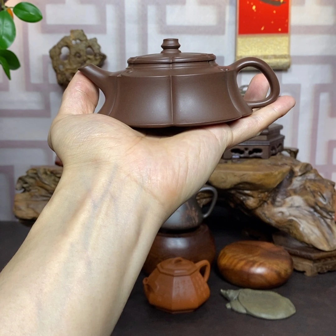 S***孙紫砂茶壶紫砂茶具紫泥无极玲珑