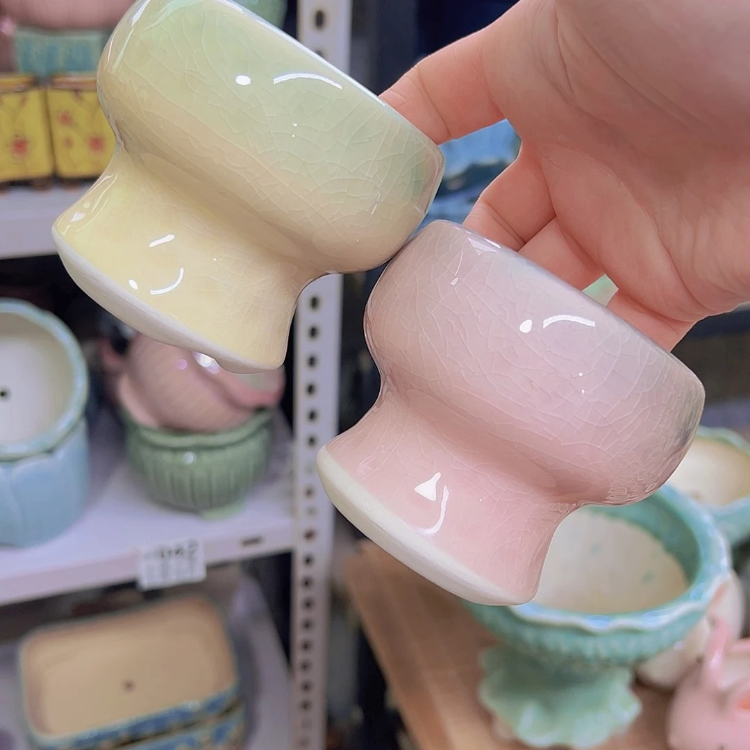 红陶陶瓷花盆当场满12包邮