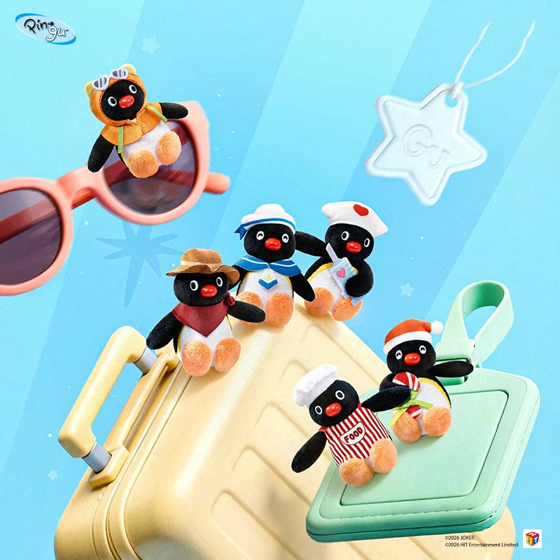 【X11】Pingu·gugu奇遇记系列盲袋毛绒挂件pingu周边pingu企鹅玩偶