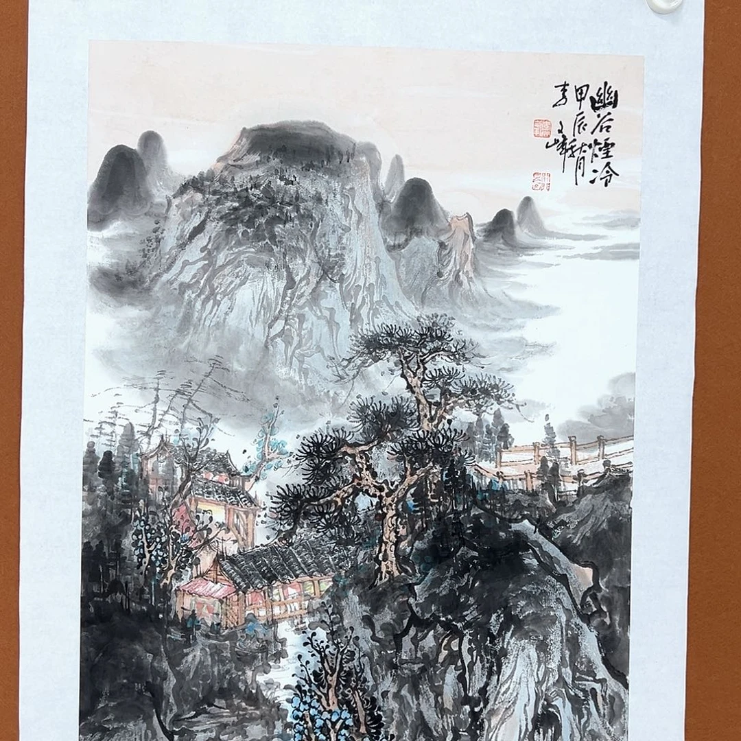 国画李文峰的画作