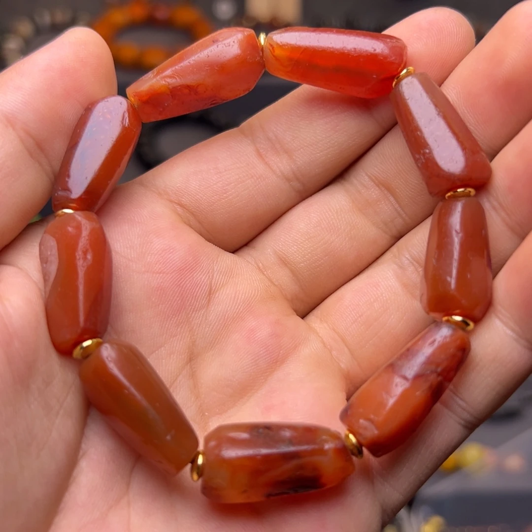 玛瑙/玉髓合金颈饰