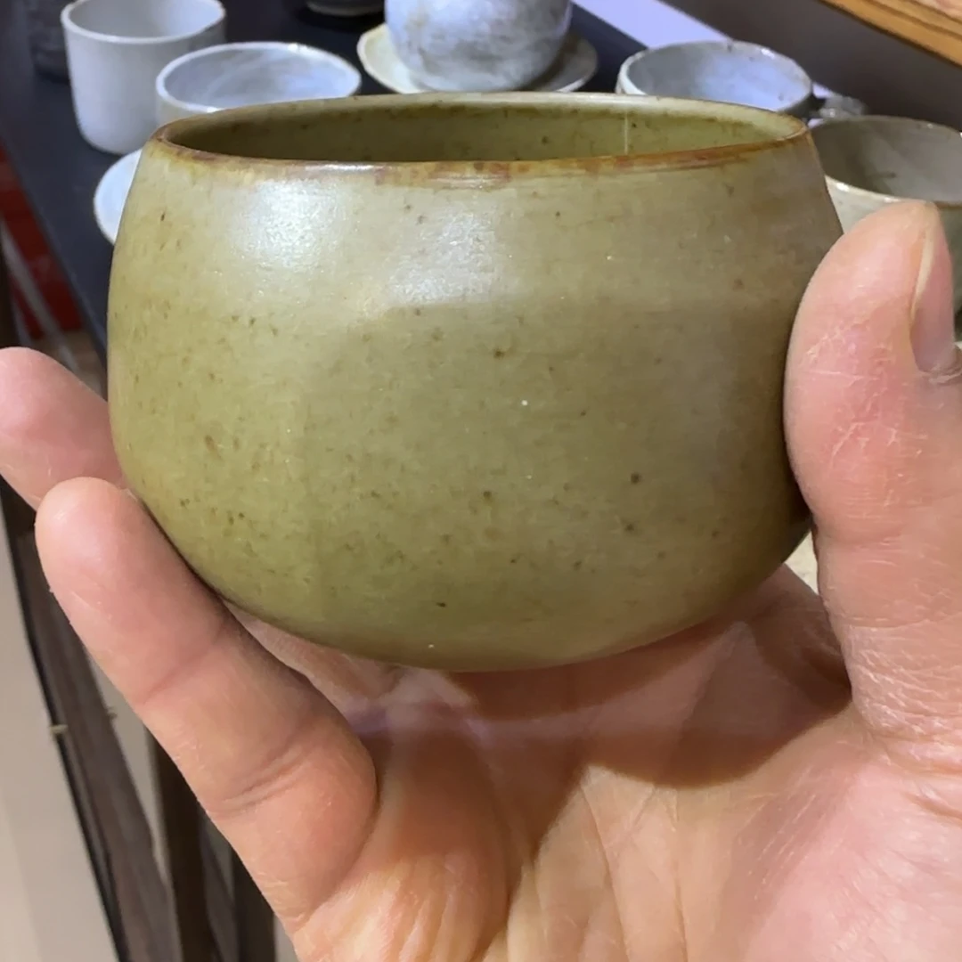 嗯***1001专拍柴烧蛋杯手握杯