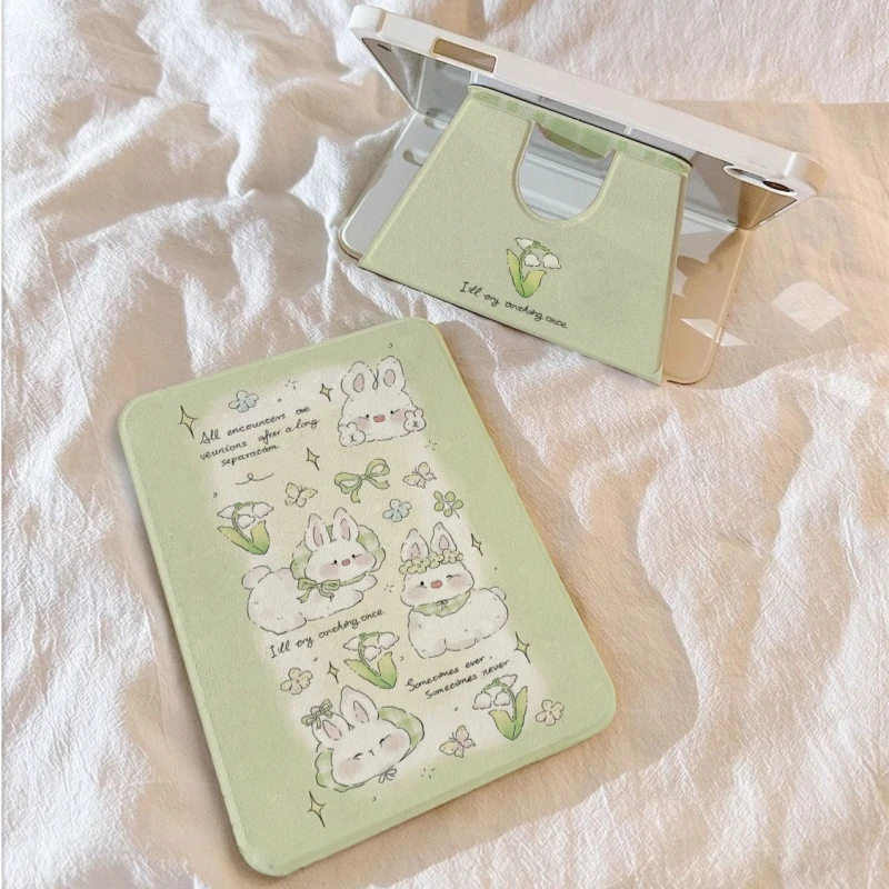 清新铃兰兔子苹果ipad11代平板保护套air6保护壳ipad10保护壳防弯