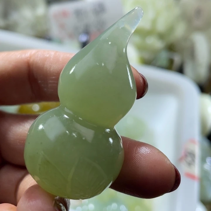 岫玉未镶嵌手把手把