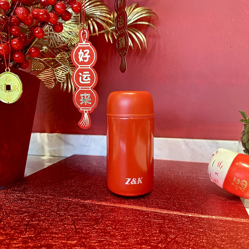 潮牌ZK港式迷你小丸子胶囊保温杯小巧口袋水杯女生高颜值2025新款