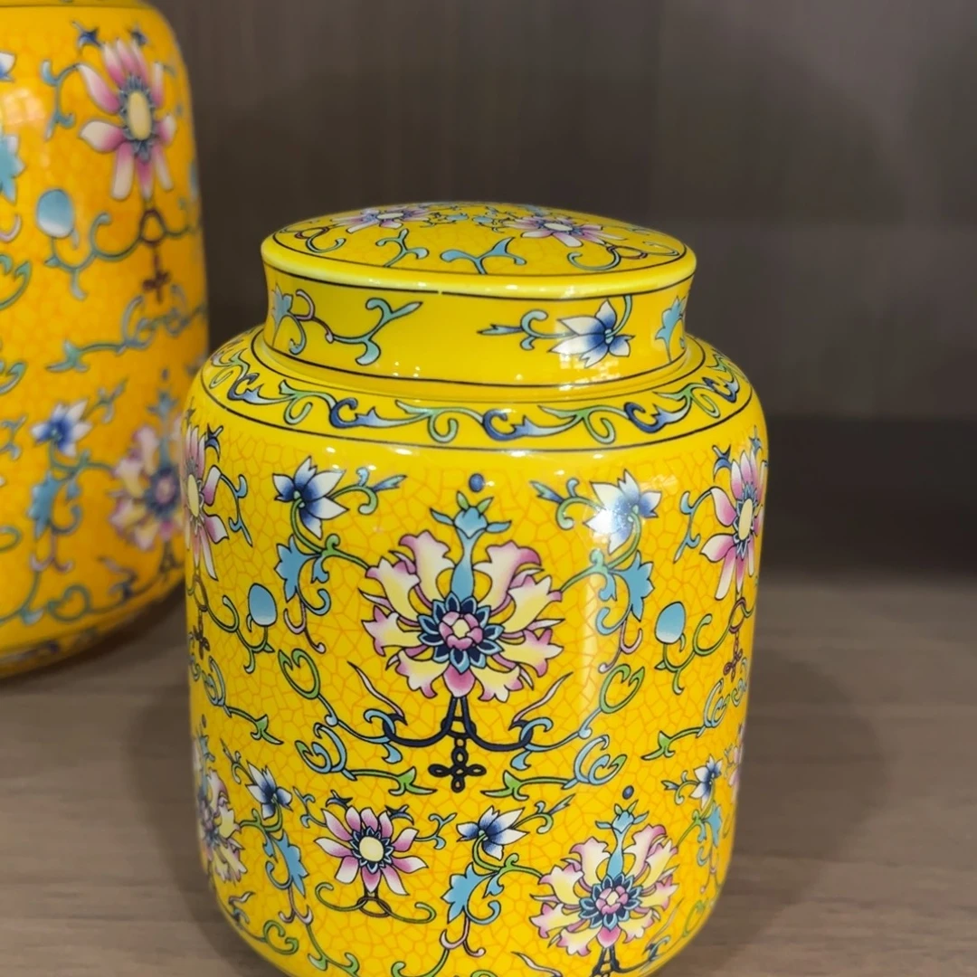 紫砂茶叶罐陶瓷密封罐茶叶罐