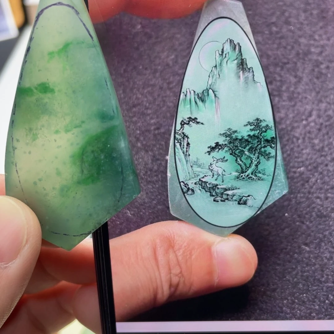 未镶嵌定制翡翠包工