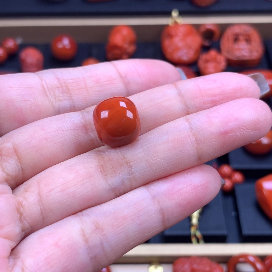 未镶嵌老型单珠12mm南红玛瑙