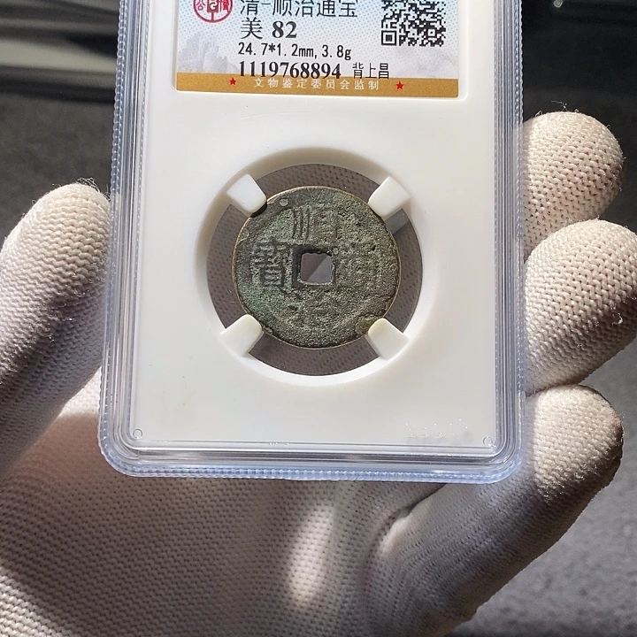 铜 ZL评级盒子币一个8894