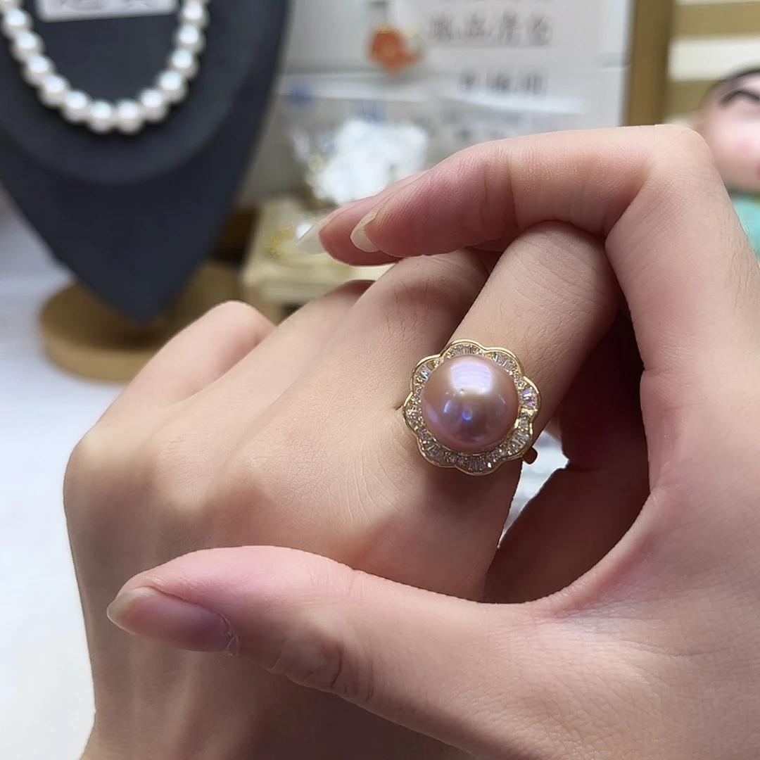 戒指未镶嵌淡水珍珠