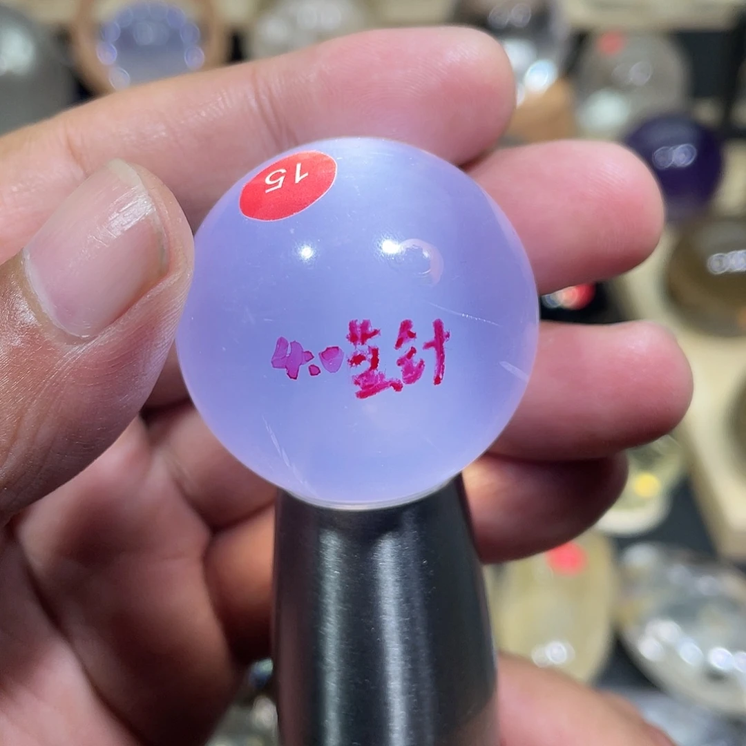 珠宝半成品未镶嵌水晶蓝针