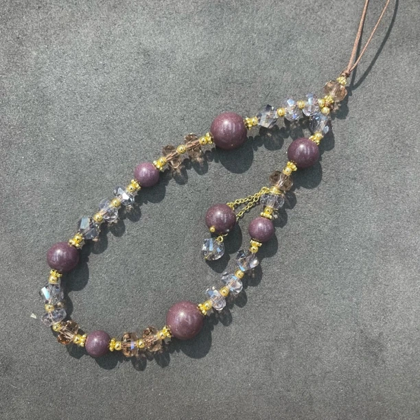 C180-和香珠紫气东来手机链000年2