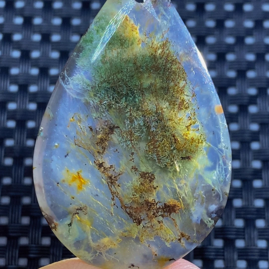 玛瑙/玉髓颈饰未镶嵌平**草