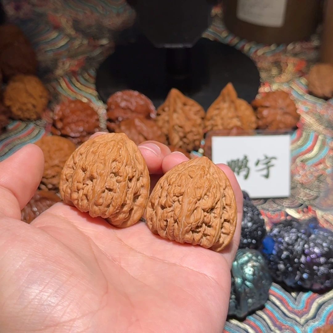 文玩核桃把件793号39密纹狮子头文玩核桃