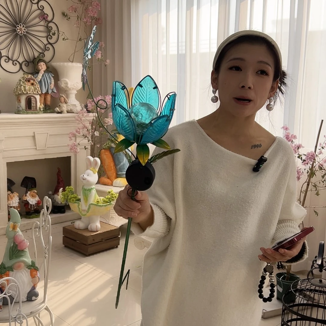 花园摆件红红火火