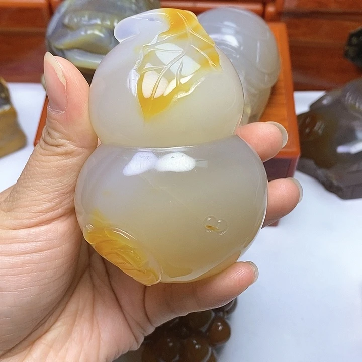 玛瑙/玉髓手把未镶嵌糖*儿