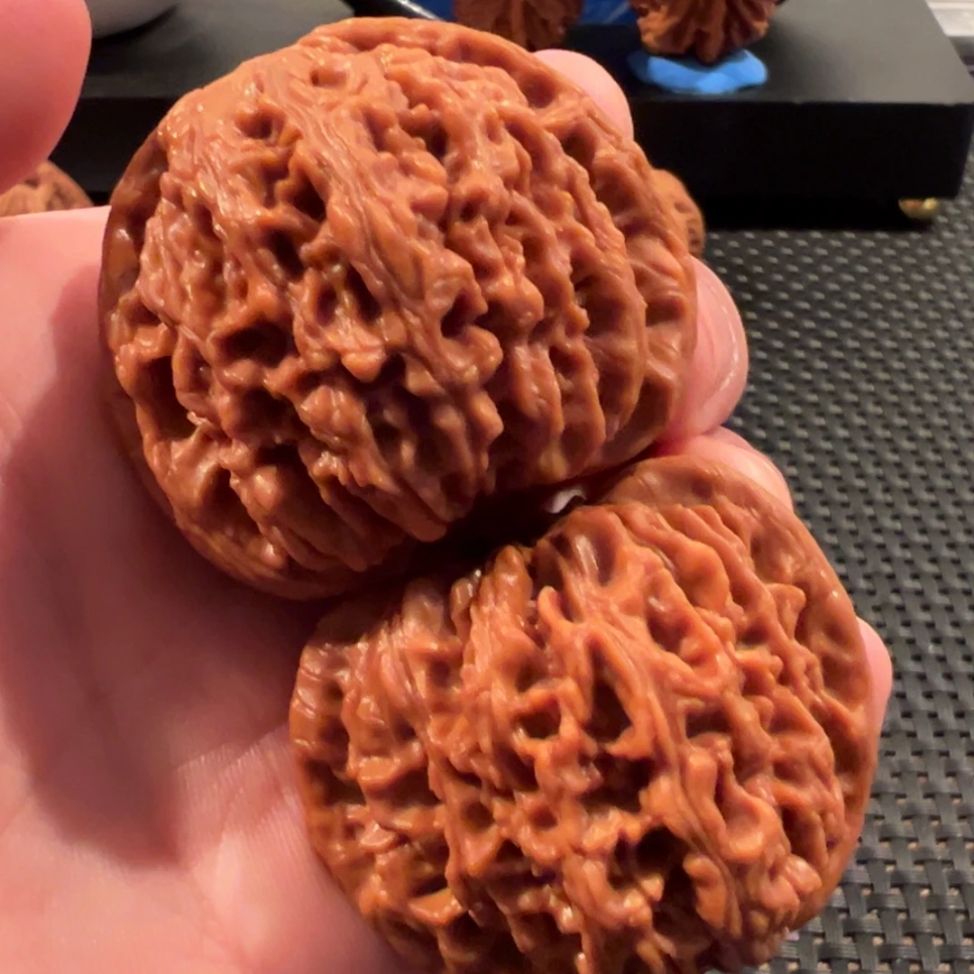 朙***文玩核桃把件南疆石46