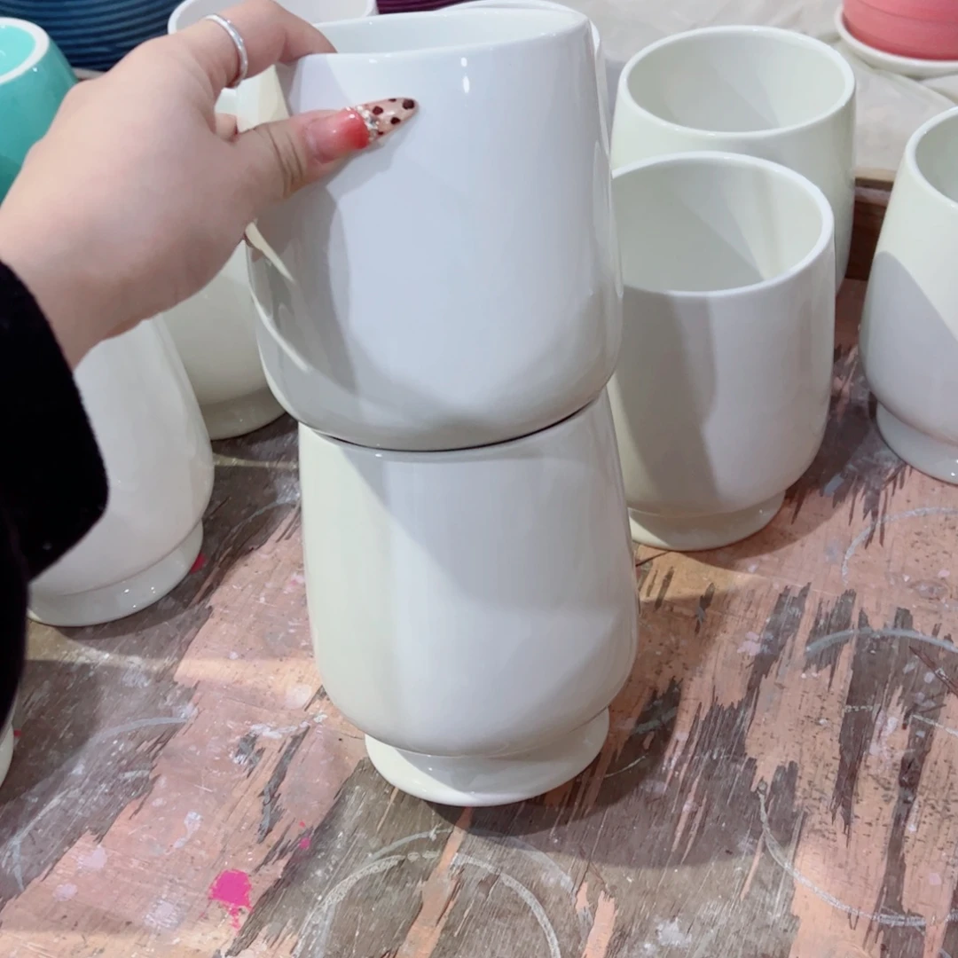 有孔，陶瓷花盆满10米包邮发货