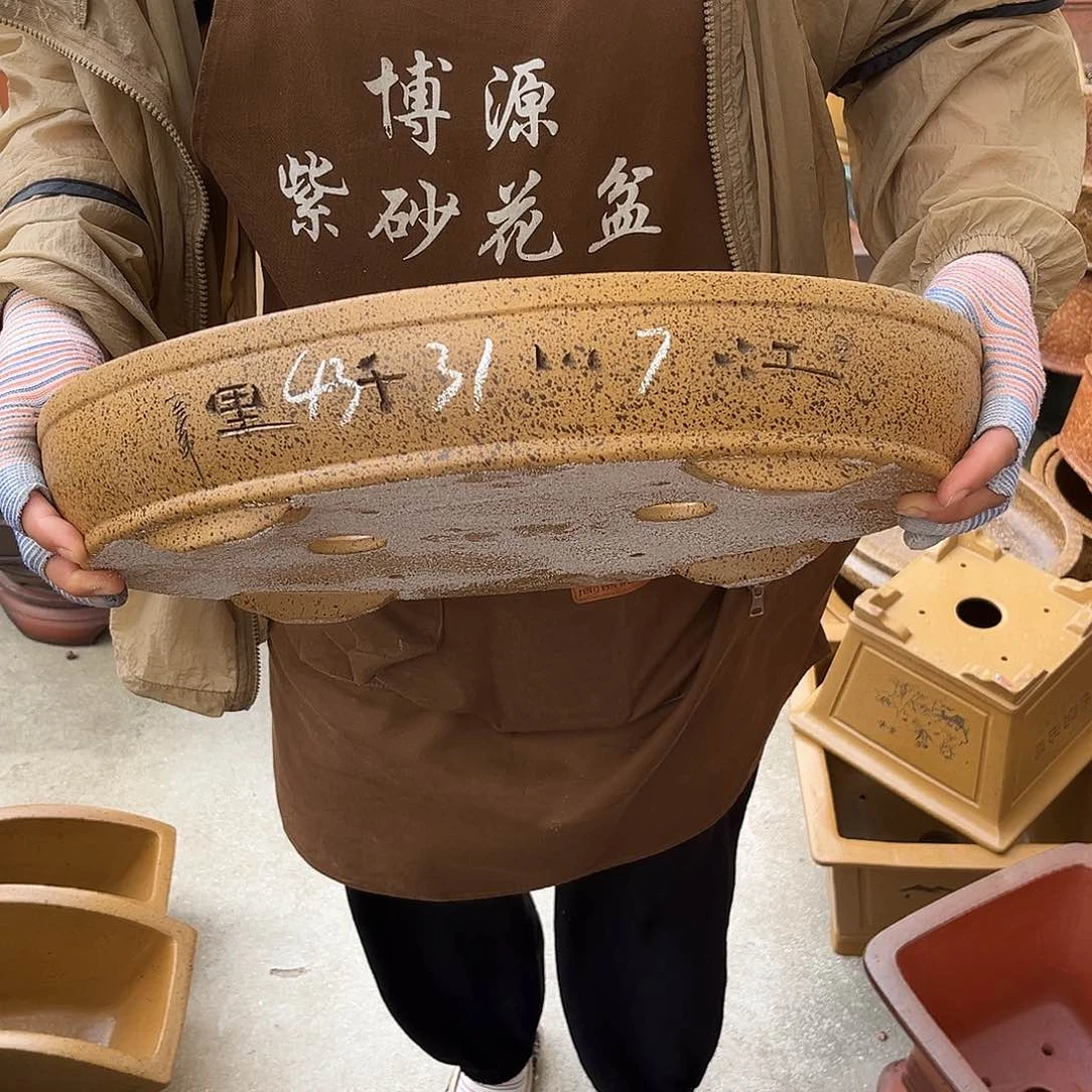 紫砂花盆盆景艺术
