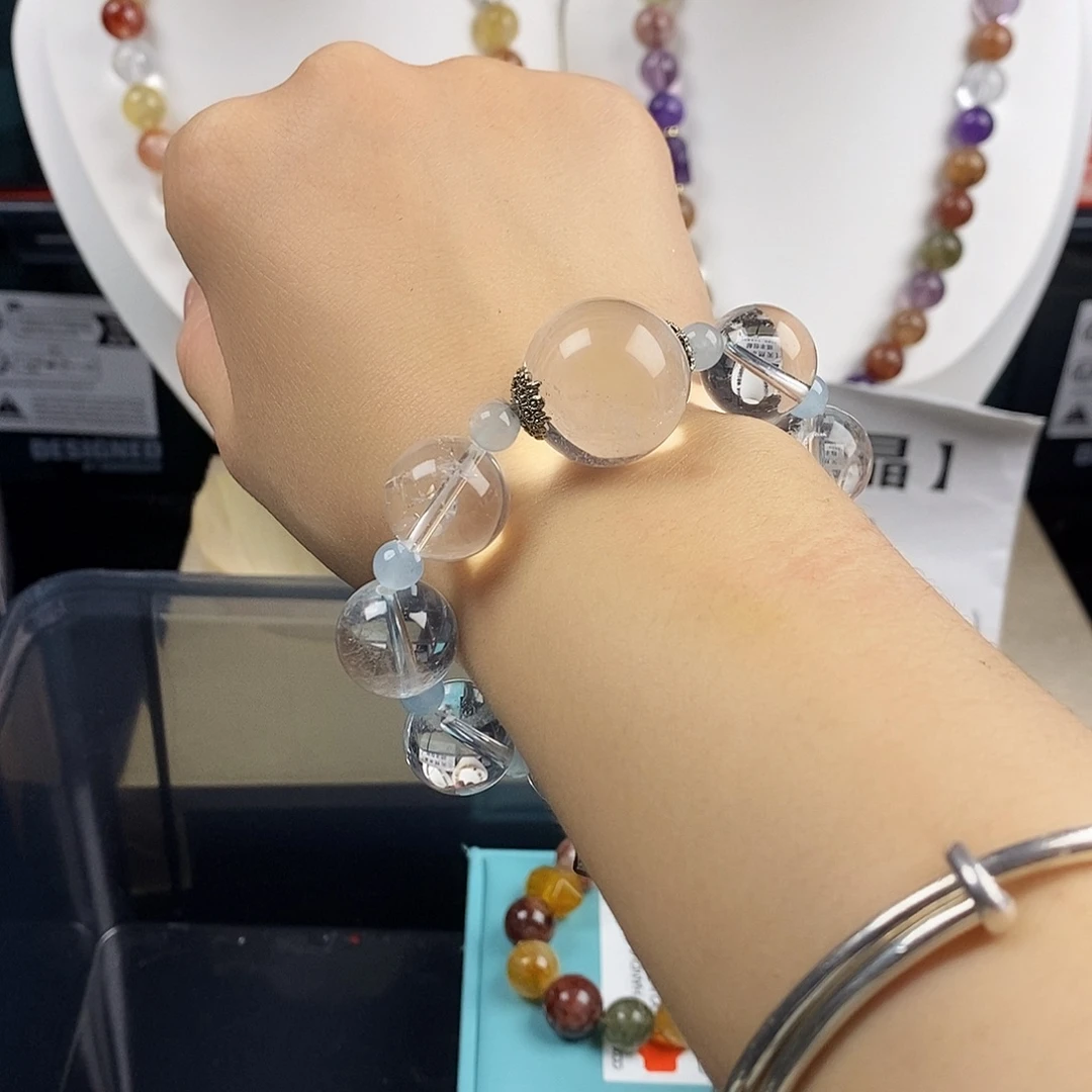 手链银S925镶嵌水晶