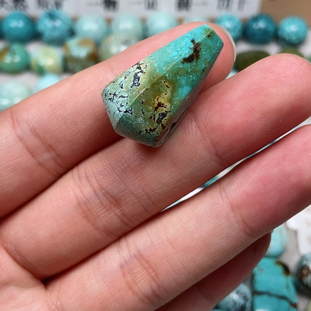 未镶嵌绿松石珠宝半成品