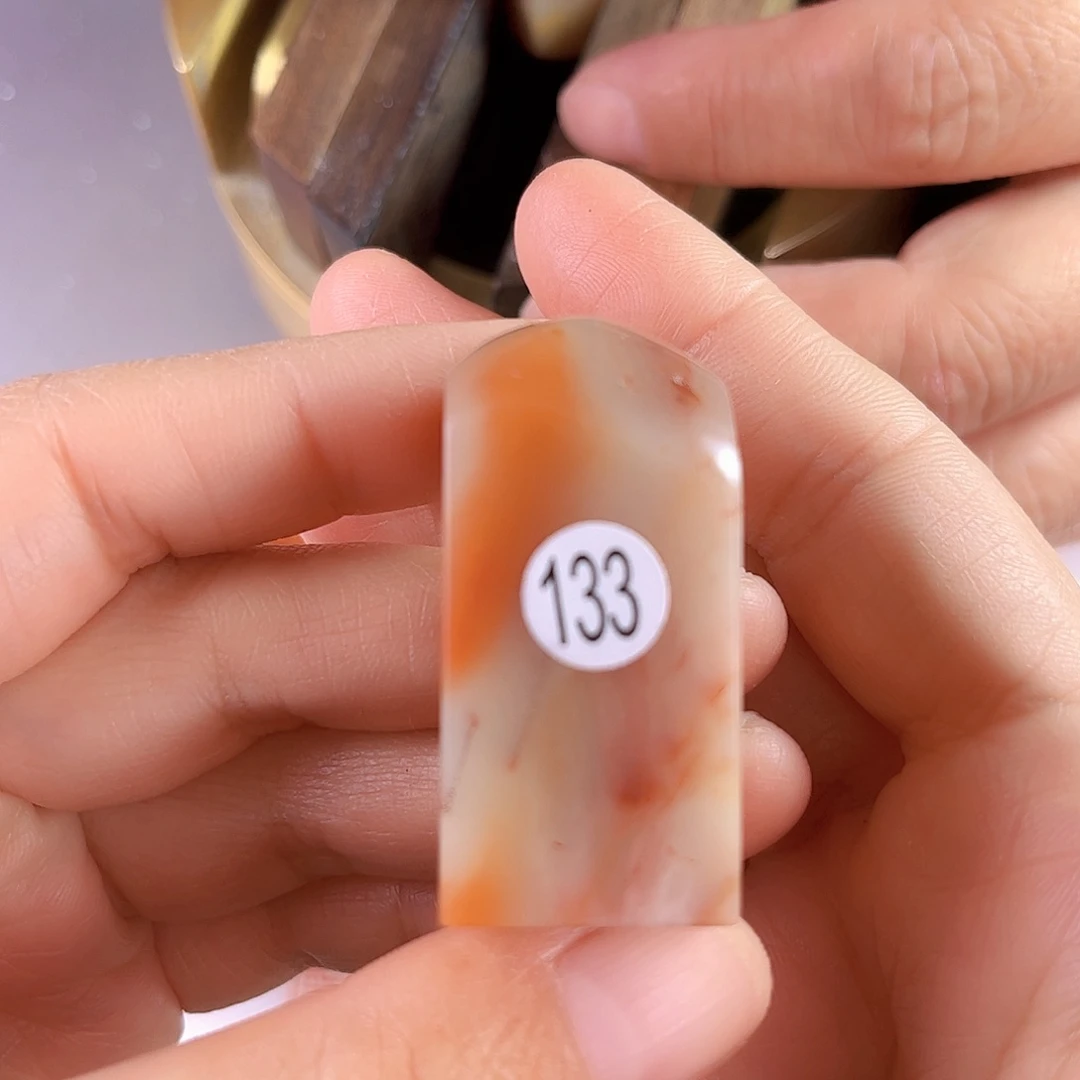 寿山石印石133号老挝石2厘米